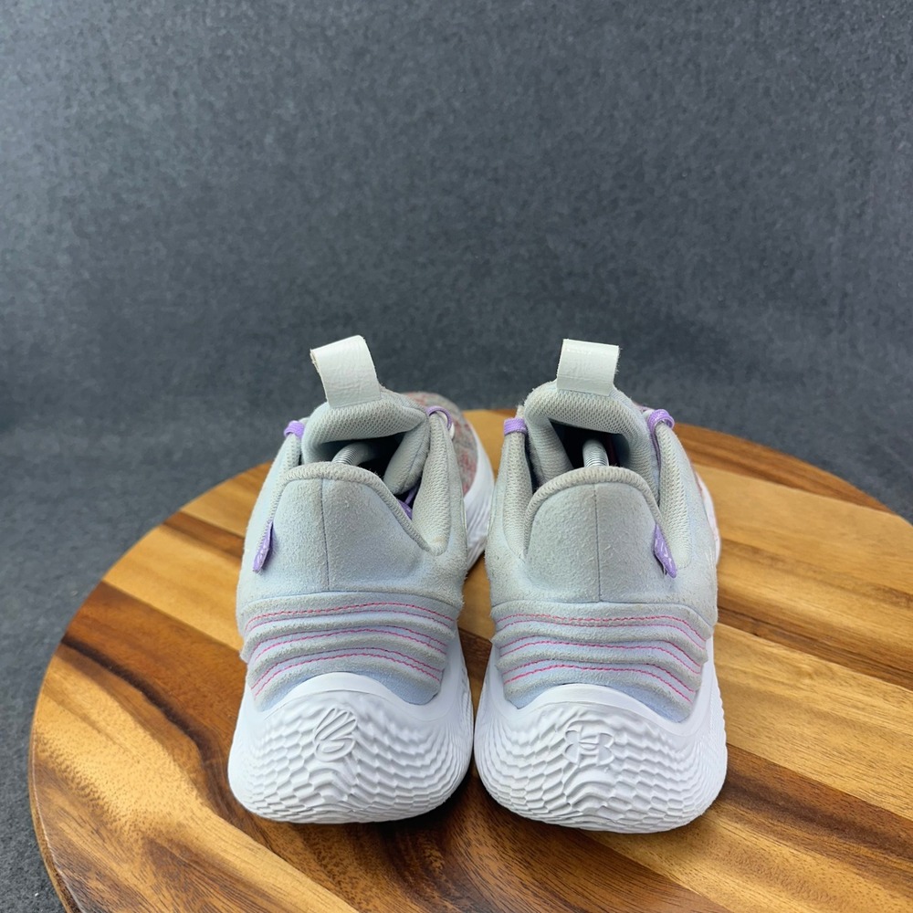 Under Armour Curry Flow 9 For The W Shoes Mens 9.5 Multi Color Low Top Sneakers - Picture 8 of 16